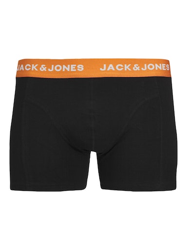 Jack & Jones Jacoliver 5 Pack Cotton Stretch Trunks - Black Multi