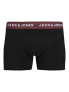 Jack & Jones Jacoliver 5 Pack Cotton Stretch Trunks - Black Multi