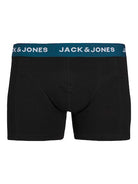 Jack & Jones Jacoliver 5 Pack Cotton Stretch Trunks - Black Multi