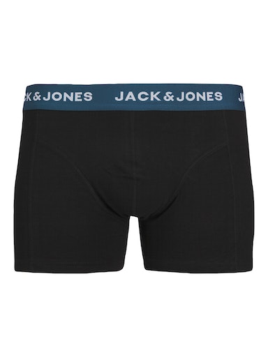 Jack & Jones Jacoliver 5 Pack Cotton Stretch Trunks - Black Multi