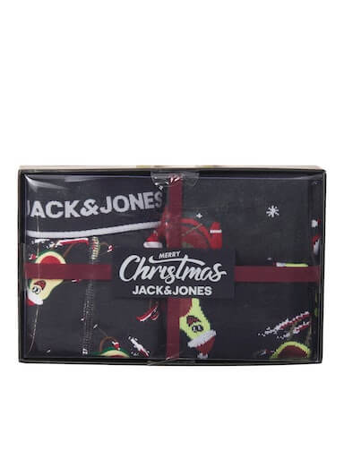 Jack & Jones JACXMAS Avacado Underwear & Socks Giftbox