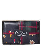 Jack & Jones JacXmas Check Underwear & Socks Giftbox - Multi