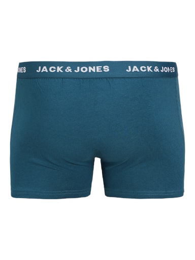 Jack & Jones Jacteo Solid Boxer Trunks 5 Pack - Navy Blazer/Wine/Black/Green/Blue