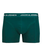 Jack & Jones 3 Pack Jaccamflage Trunks - Navy Blazer/Camo/Green