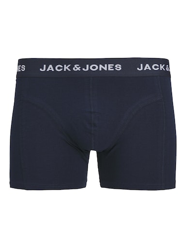 Jack & Jones 3 Pack Jaccamflage Trunks - Navy Blazer/Camo/Green