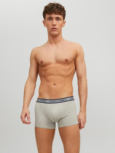 Jack & Jones Jacoliver 5 Pack Cotton Stretch Trunks - Multi