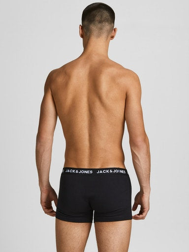 Jack & Jones Jachuey 5 Pack Cotton Stretch Trunks - Black Multi