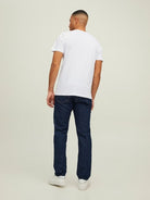 Jack & Jones 3 Pack JJETHAN Crew Neck T-Shirts - White/Blue/Black