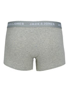 Jack & Jones Jacbasic 5 Pack Cotton Stretch Trunks - Blue / Grey / Black