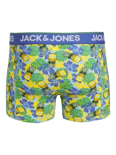 Jack & Jones 3 Pack Jacpineapple Skull Trunks - Palace Blue