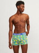 Jack & Jones 3 Pack Jacpineapple Skull Trunks - Palace Blue