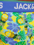 Jack & Jones 3 Pack Jacpineapple Skull Trunks - Palace Blue