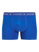 Jack & Jones Jacron 5 Pack Cotton Stretch Trunks - Lapis Blue