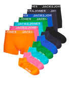 Jack & Jones Jaccole Travelkit 7 Pack Trunks and Socks - Multi Colour