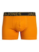 Jack & Jones Jacbill Solid Trunks 7 Pack Cotton Stretch Boxers - Multi Colour