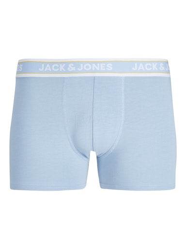 Jack & Jones Jacconnor 5 Pack Cotton Stretch Trunks - Multi Colour