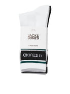 Jack & Jones 3 Pack Jachugh Tennis Sports Socks - Multi ( 7-11 )