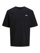 Jack & Jones 1 Pack JJSCRIPT Crew Neck 100% Cotton T-Shirt