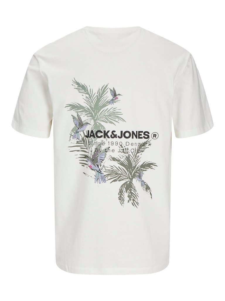 Jack & Jones 1 Pack JJHAWAII Crew Neck 100% Cotton Relaxed Fit T-Shirt