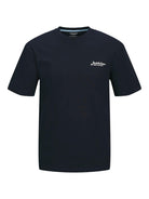 Jack & Jones 3 Pack JJbeau Crew Neck T-Shirts - Black / White / Navy