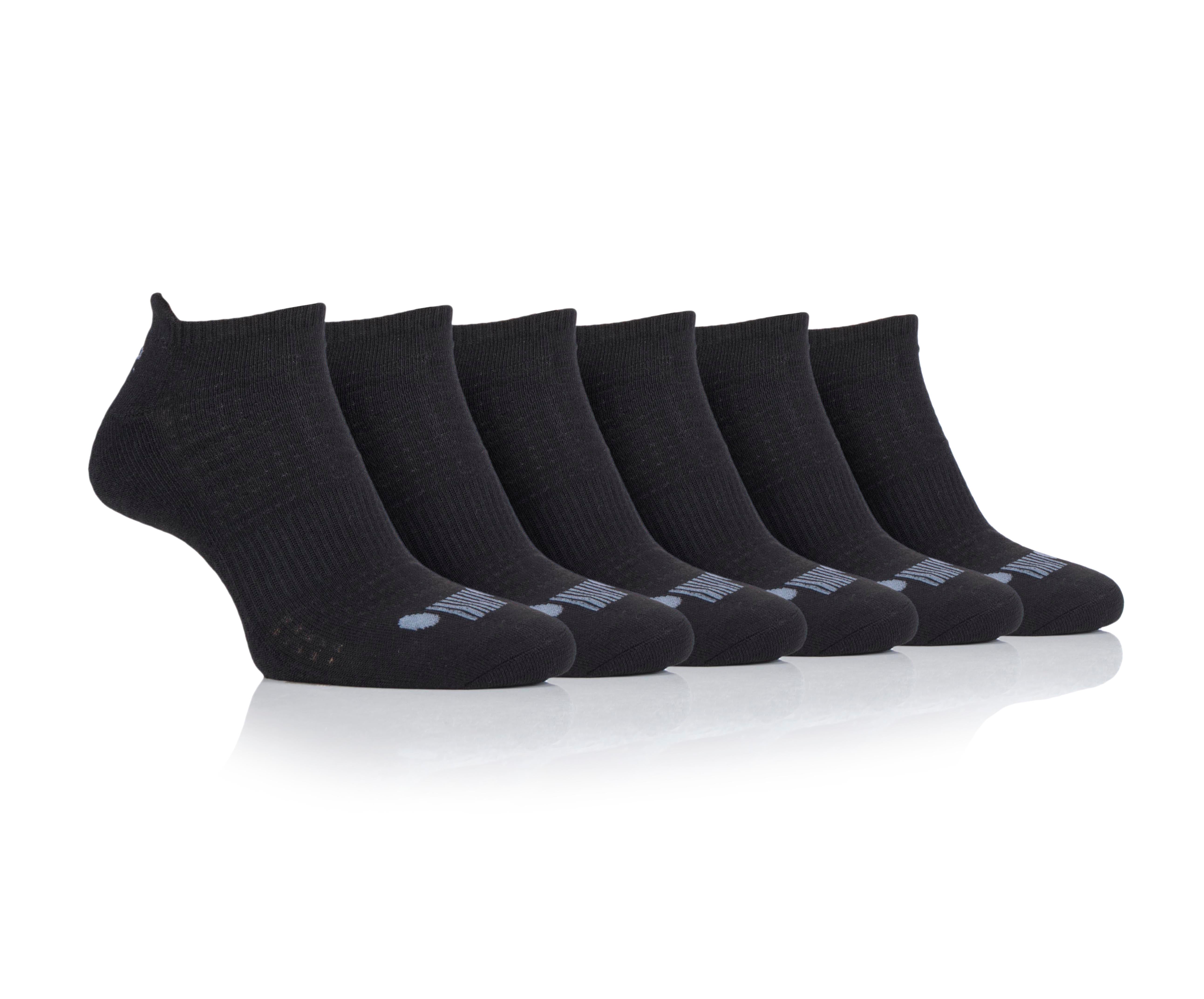 Jeep Men's 6 Pair Performance Trainer Socks - (6-11)