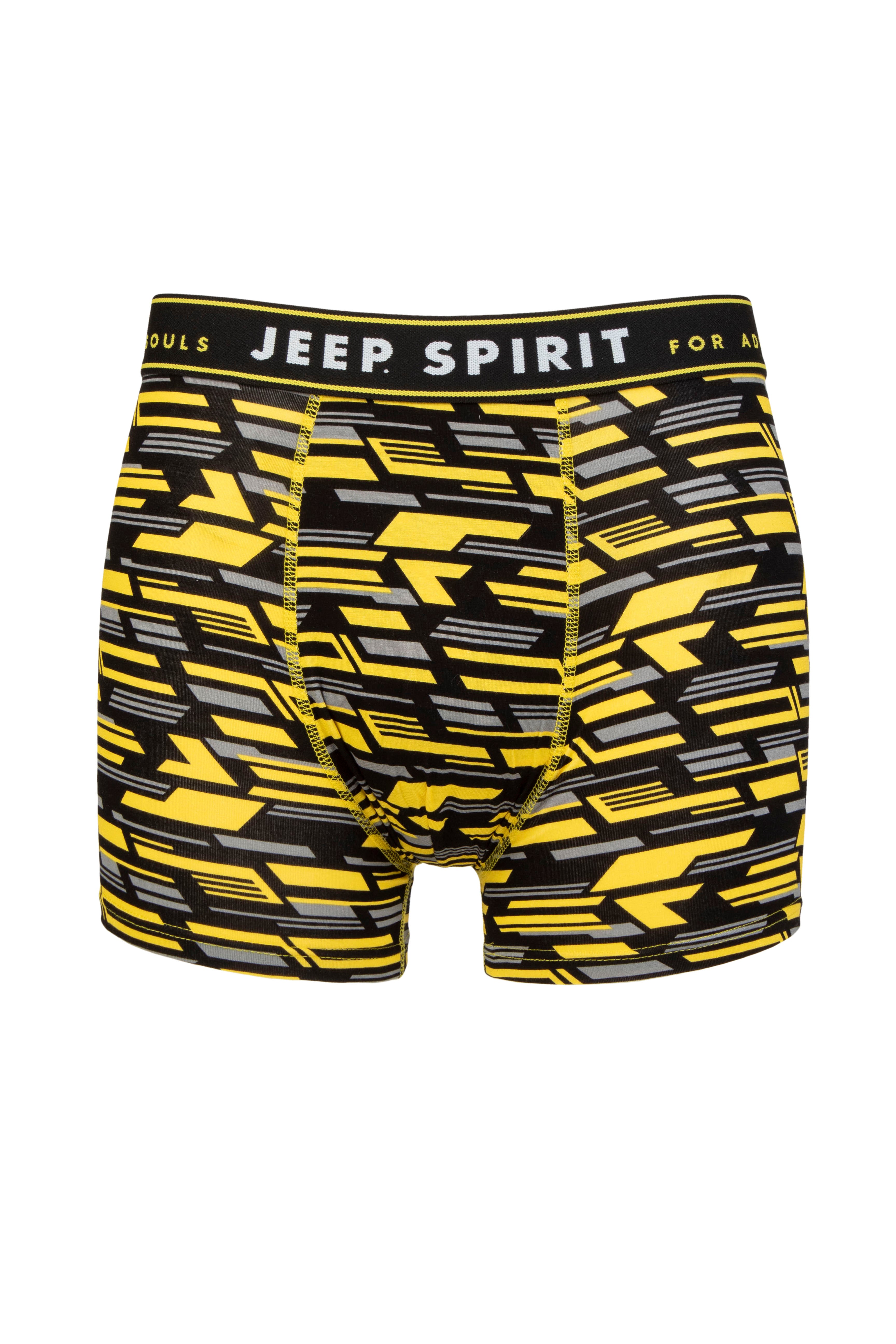 Jeep 2 Pack Men's Camo Print Bamboo Boxers - Fitted Trunks