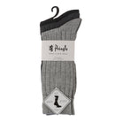 Pringle Men's 3 Pack Laird Rib Trouser Cotton Socks - Size (7-11)