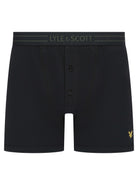 Lyle & Scott 3 Pack Lewis Men's Button Fly Boxer Briefs - Black Multi