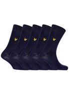 Lyle & Scott 5 Pack Dress Socks -Peacoat