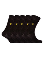 Lyle & Scott 5 Pack Dress Socks - Black