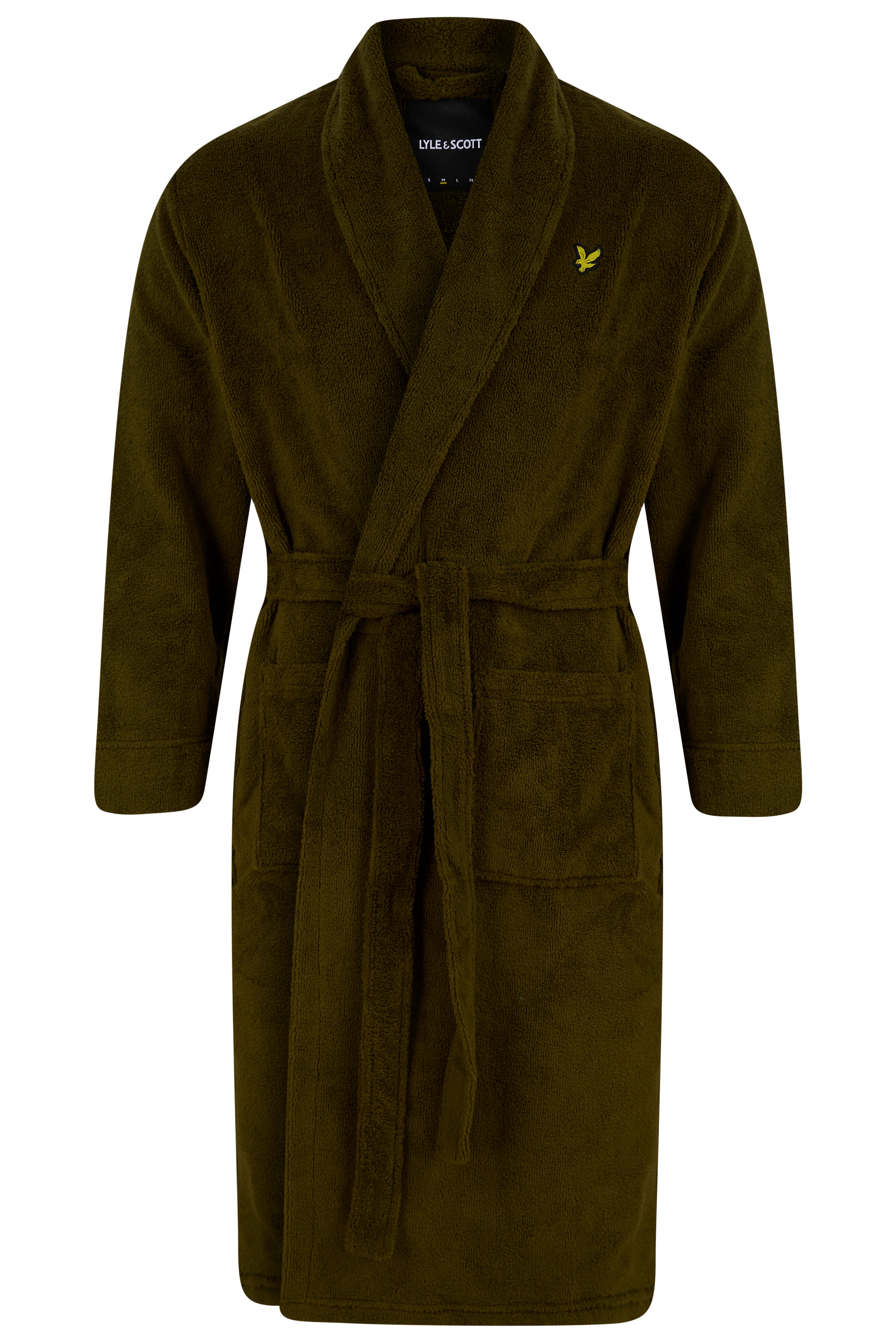 Lyle & Scott Lucas Bathrobe - Dark Olive