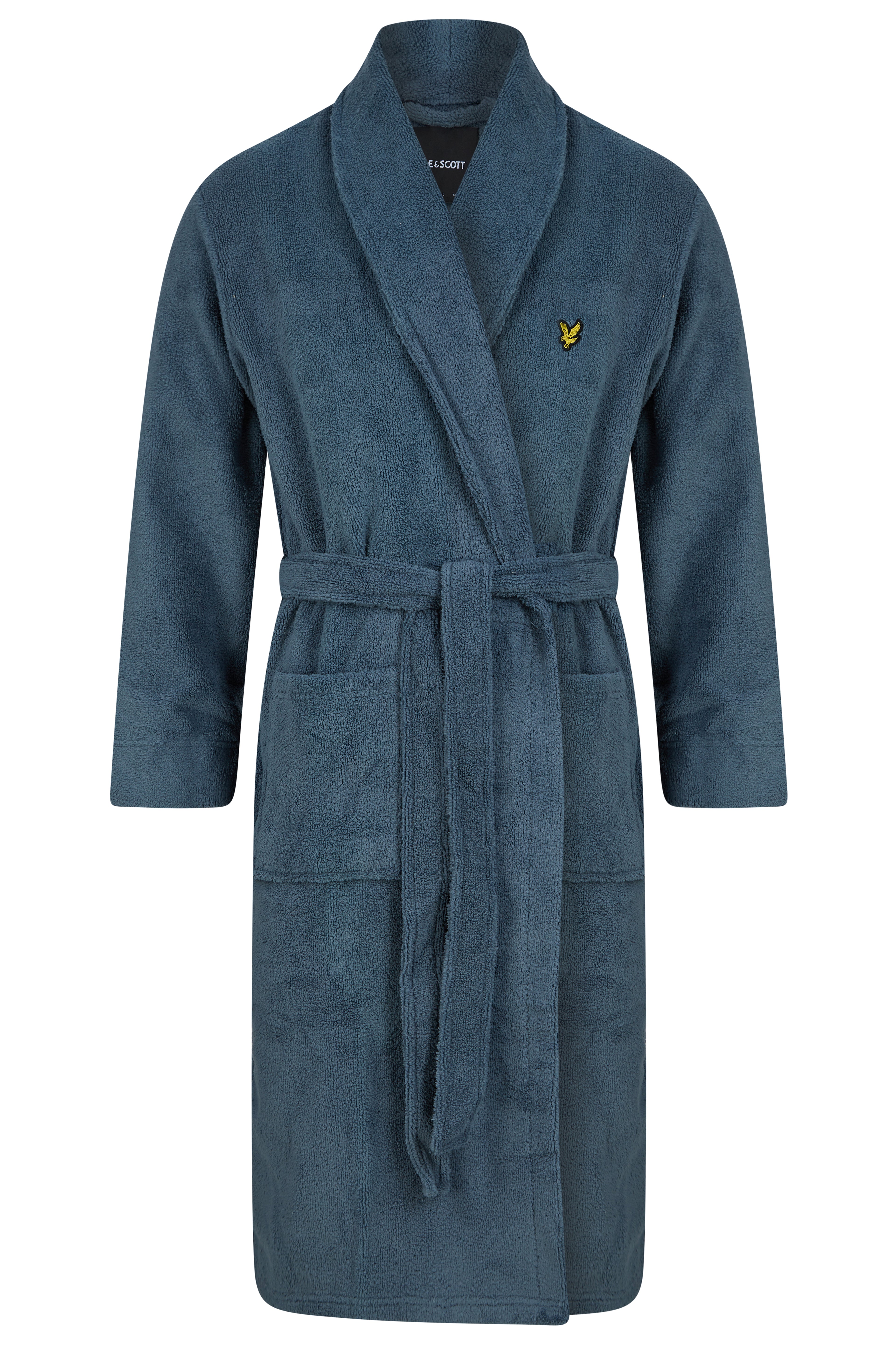 Lyle & Scott Lucas Bathrobe - Blue