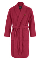 Lyle & Scott Lucas Bathrobe - Ruby Wine