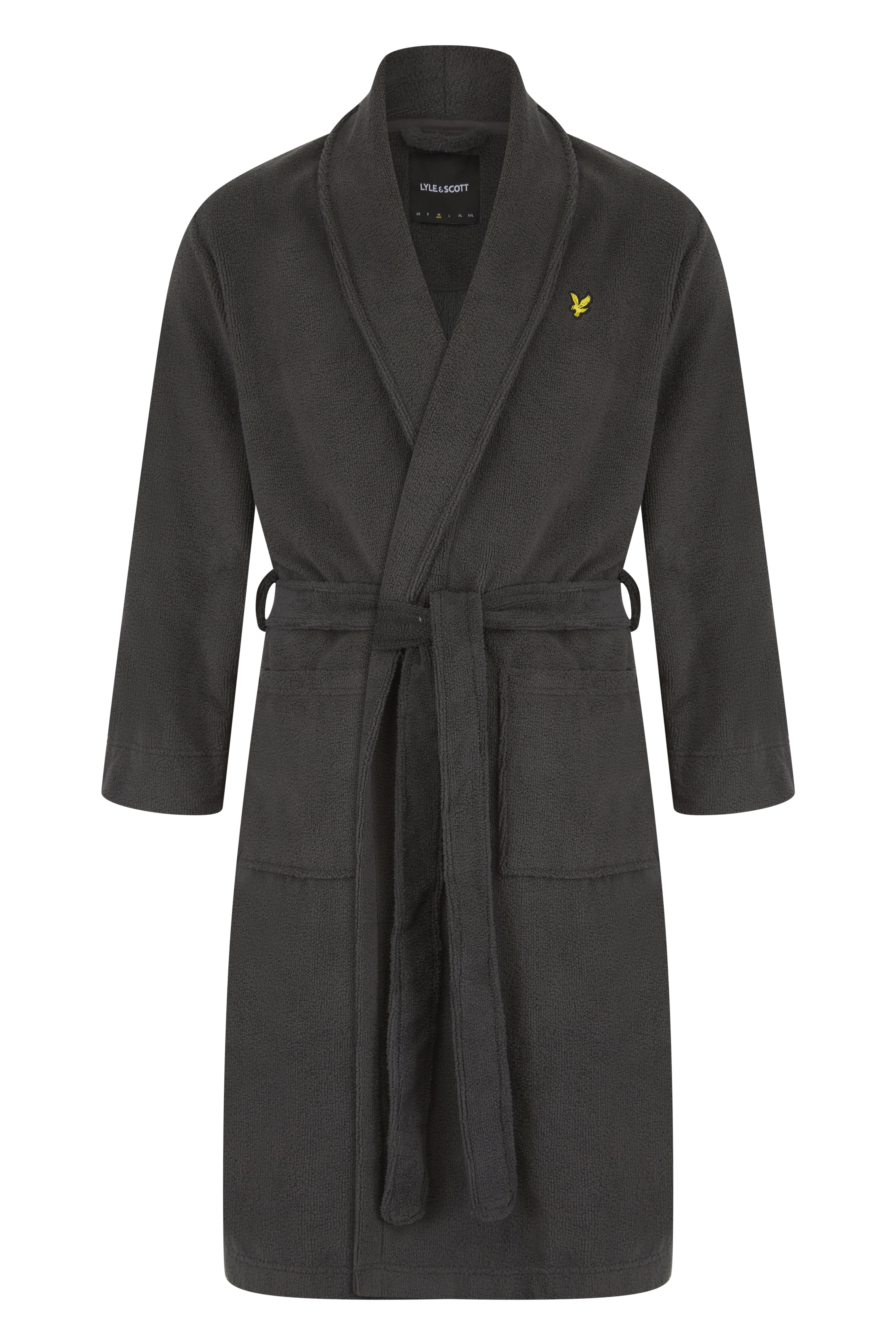 Lyle & Scott Lucas Bathrobe - Asphalt