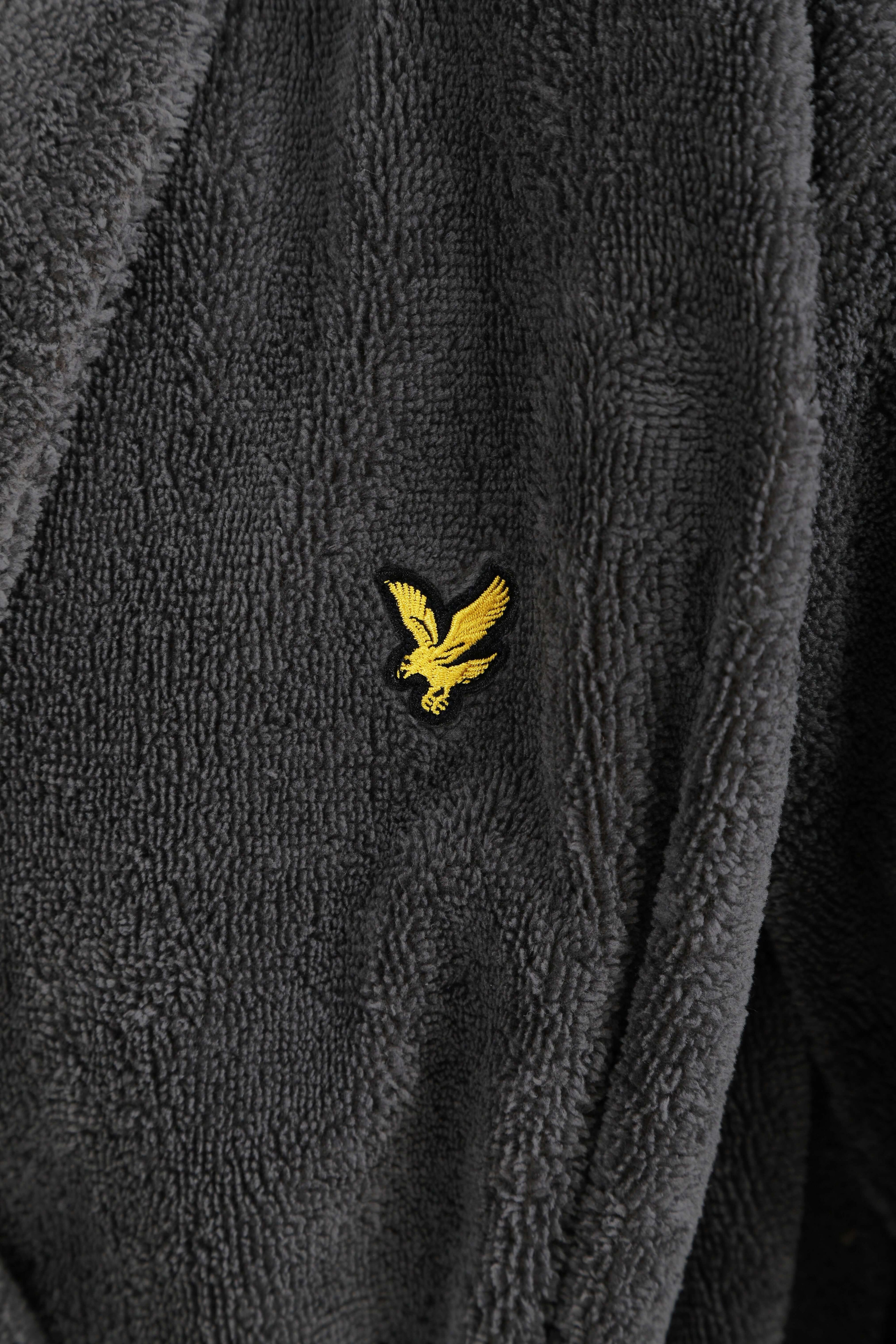 Lyle & Scott Lucas Bathrobe - Granite Grey