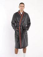 LUKE 1977 The Saint Dressing Gown, Charcoal Bathrobe