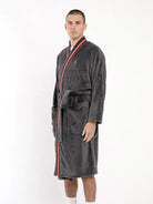 LUKE 1977 The Saint Dressing Gown, Charcoal Bathrobe