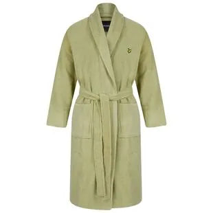 Lyle & Scott Lucas Bathrobe - Pale Olive