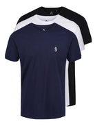 LUKE 1977 Johnys 3 Pack T-Shirt, Black/White/Navy