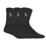 Luke Antiki 3 Pack Socks - Mid Grey  ( Size 7-11 )