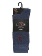 Luke Antiki 3 Pack Socks - Mixed ( Size 7-11 )