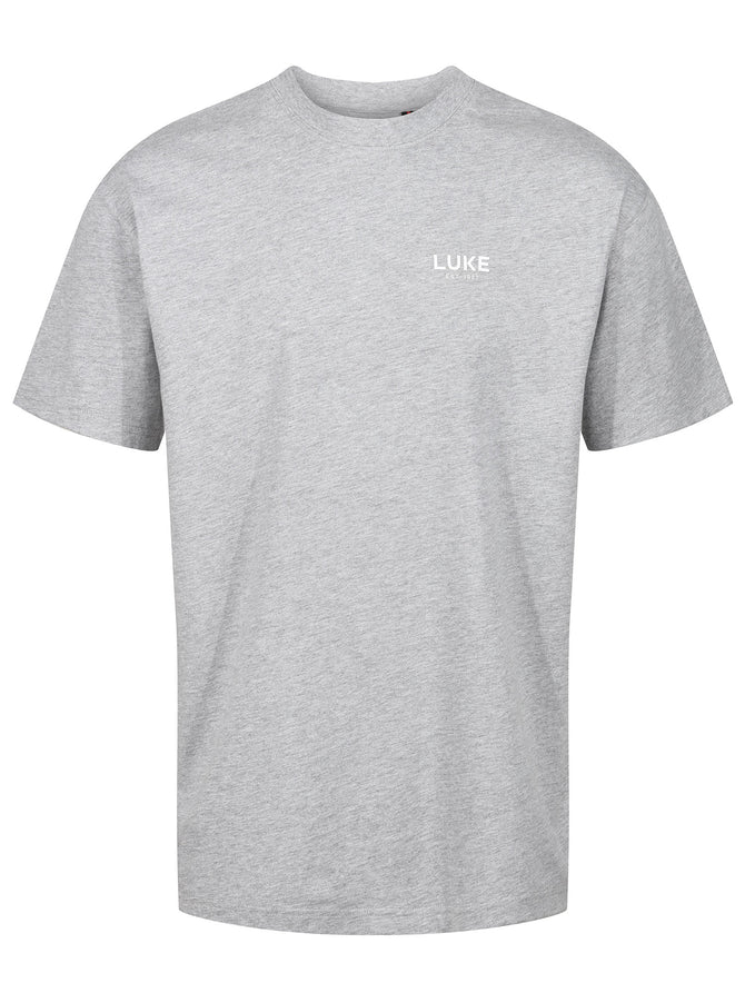 Luke 1977 Exquisite Relaxed Fit T-Shirt - Mid Marl Grey