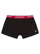 Lyle and Scott 3 Pack Boys Markus Boxers - Black Multi