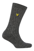 Lyle & Scott 3 Pack Mcgill Premium Winter Socks - Black/Grey Marl/Light Grey Marl