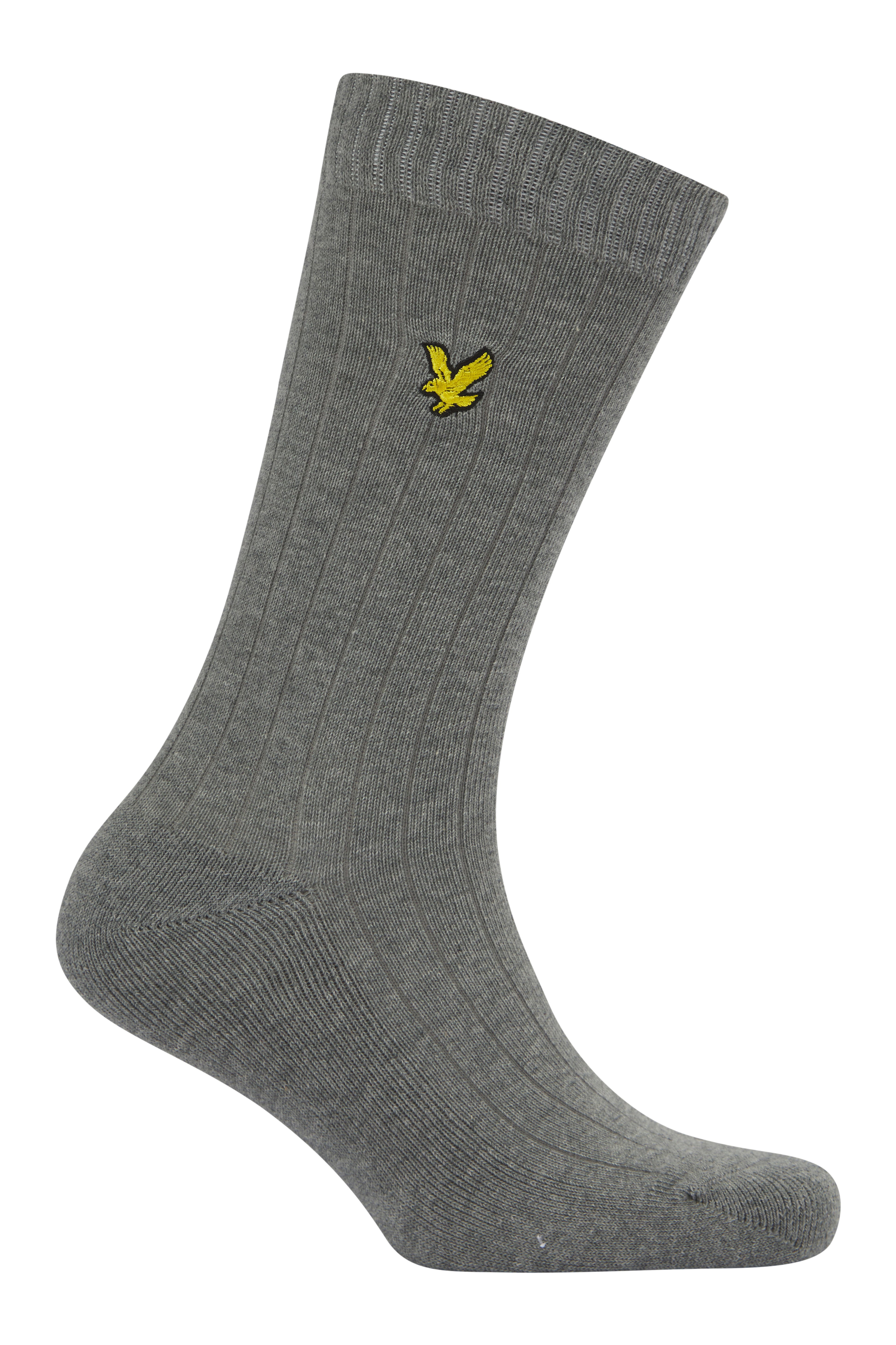 Lyle & Scott 3 Pack Mcgill Premium Winter Socks - Climbing Ivy/Grey Marl/Black