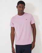 Crew Clothing Classic Crew Neck T-Shirt, 100% Cotton - Classic Pink