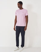 Crew Clothing Classic Crew Neck T-Shirt, 100% Cotton - Classic Pink