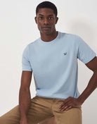 Crew Clothing Classic Crew Neck T-Shirt, 100% Cotton - Heritage Light Blue