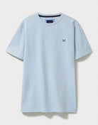 Crew Clothing Classic Crew Neck T-Shirt, 100% Cotton - Heritage Light Blue