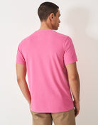 Crew Clothing Classic Crew Neck T-Shirt, 100% Cotton - Azalea Pink